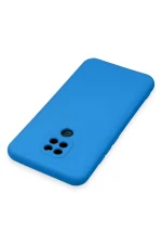 Newface General Mobile GM 20 Kılıf Nano içi Kadife Silikon - Mavi - Görsel 4