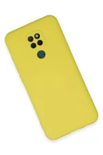 Newface General Mobile GM 20 Kılıf Nano içi Kadife Silikon - Sarı - Görsel 3