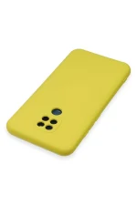 Newface General Mobile GM 20 Kılıf Nano içi Kadife Silikon - Sarı - Görsel 4