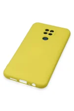 Newface General Mobile GM 20 Kılıf Nano içi Kadife Silikon - Sarı - Görsel 5