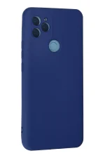 Newface General Mobile GM 21 Kılıf Nano içi Kadife Silikon - Lacivert - Görsel 3