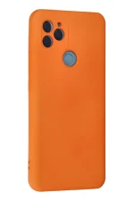 Newface General Mobile GM 21 Kılıf Nano içi Kadife Silikon - Turuncu - Görsel 3