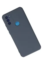 Newface General Mobile GM 21 Plus Kılıf Nano içi Kadife Silikon - Gri - Görsel 3