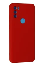 Newface General Mobile GM 21 Plus Kılıf Nano içi Kadife Silikon - Kırmızı - Görsel 2