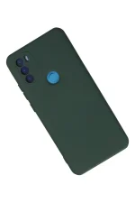 Newface General Mobile GM 21 Plus Kılıf Nano içi Kadife Silikon - Koyu Yeşil - Görsel 2