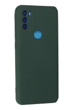 Newface General Mobile GM 21 Plus Kılıf Nano içi Kadife Silikon - Koyu Yeşil - Görsel 3