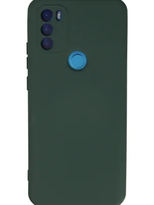 Newface General Mobile GM 21 Plus Kılıf Nano içi Kadife Silikon - Koyu Yeşil