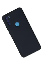 Newface General Mobile GM 21 Plus Kılıf Nano içi Kadife Silikon - Lacivert - Görsel 3