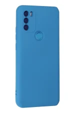 Newface General Mobile GM 21 Plus Kılıf Nano içi Kadife Silikon - Mavi - Görsel 2