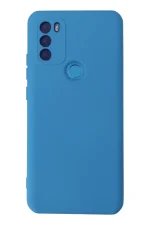 Newface General Mobile GM 21 Plus Kılıf Nano içi Kadife Silikon - Mavi