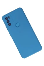 Newface General Mobile GM 21 Plus Kılıf Nano içi Kadife Silikon - Mavi - Görsel 3