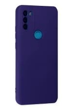 Newface General Mobile GM 21 Plus Kılıf Nano içi Kadife Silikon - Mor - Görsel 2