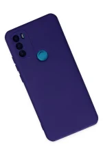 Newface General Mobile GM 21 Plus Kılıf Nano içi Kadife Silikon - Mor - Görsel 3