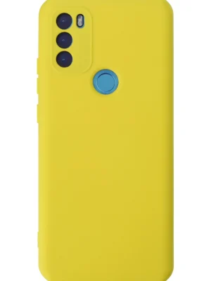 Newface General Mobile GM 21 Plus Kılıf Nano içi Kadife Silikon - Sarı