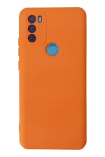 Newface General Mobile GM 21 Plus Kılıf Nano içi Kadife Silikon - Turuncu