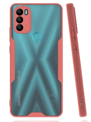 Newface General Mobile GM 21 Plus Kılıf Platin Silikon - Pembe