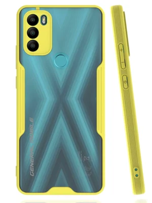 Newface General Mobile GM 21 Plus Kılıf Platin Silikon - Sarı