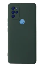 Newface General Mobile GM 21 Pro Kılıf Nano içi Kadife Silikon - Koyu Yeşil