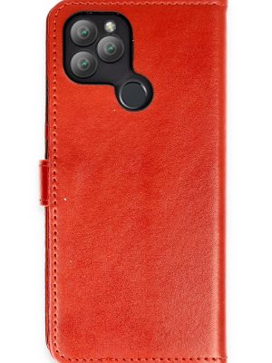 Newface General Mobile GM 22 Plus Kılıf Trend S Plus Kapaklı Kılıf - Kırmızı