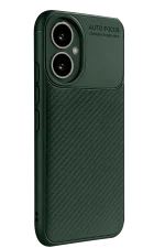 Newface Honor 400 Kılıf Auto Focus Karbon Kapak - Koyu Yeşil - Görsel 2