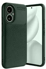 Newface Honor 400 Kılıf Auto Focus Karbon Kapak - Koyu Yeşil