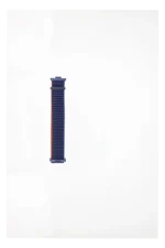 Newface Huawei Fit 4 Hasırlı Cırtcırtlı Kordon - Lacivert-Turuncu - Görsel 2