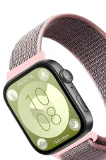 Newface Huawei Fit 4 Hasırlı Cırtcırtlı Kordon - Pembe - Görsel 2