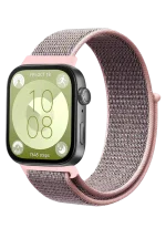 Newface Huawei Fit 4 Hasırlı Cırtcırtlı Kordon - Pembe