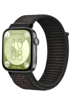 Newface Huawei Fit 4 Hasırlı Cırtcırtlı Kordon - Siyah