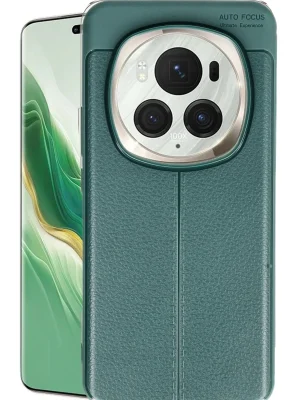 Newface Huawei Honor Magic 6 Pro Kılıf Auto Focus Kapak - Koyu Yeşil