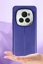 Newface Huawei Honor Magic 6 Pro Kılıf Auto Focus Kapak - Lacivert - Görsel 4