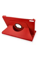 Newface Huawei Honor Pad 8 12 Kılıf 360 Tablet Deri Kılıf - Kırmızı - Görsel 2