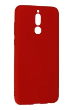 Newface Huawei Mate 10 Lite Kılıf Nano içi Kadife Silikon - Kırmızı - Görsel 3