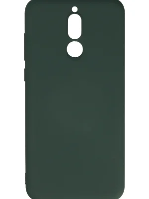 Newface Huawei Mate 10 Lite Kılıf Nano içi Kadife Silikon - Koyu Yeşil