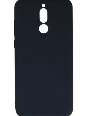 Newface Huawei Mate 10 Lite Kılıf Nano içi Kadife Silikon - Lacivert