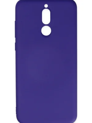 Newface Huawei Mate 10 Lite Kılıf Nano içi Kadife Silikon - Mor