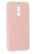 Newface Huawei Mate 10 Lite Kılıf Nano içi Kadife Silikon - Pudra - Görsel 3