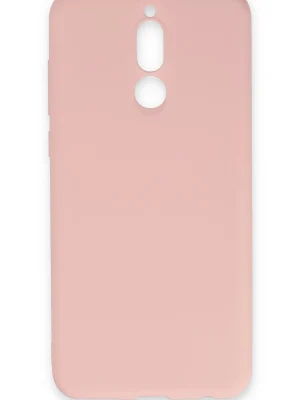 Newface Huawei Mate 10 Lite Kılıf Nano içi Kadife Silikon - Pudra