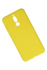 Newface Huawei Mate 10 Lite Kılıf Nano içi Kadife Silikon - Sarı - Görsel 2