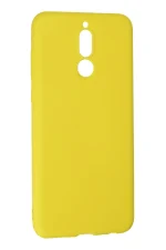 Newface Huawei Mate 10 Lite Kılıf Nano içi Kadife Silikon - Sarı - Görsel 3