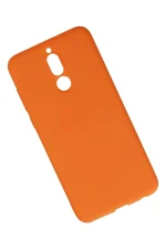 Newface Huawei Mate 10 Lite Kılıf Nano içi Kadife Silikon - Turuncu - Görsel 2