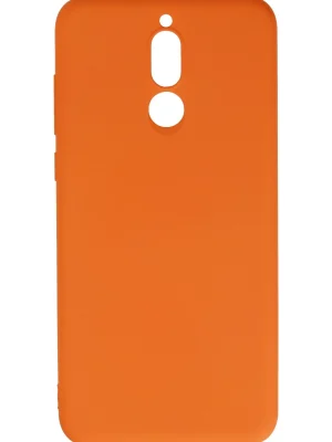 Newface Huawei Mate 10 Lite Kılıf Nano içi Kadife Silikon - Turuncu