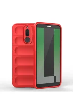 Newface Huawei Mate 10 Lite Kılıf Optimum Silikon - Kırmızı