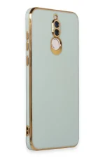 Newface Huawei Mate 10 Lite Kılıf Volet Silikon - Açık Yeşil - Görsel 2