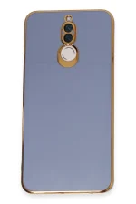 Newface Huawei Mate 10 Lite Kılıf Volet Silikon - Mavi