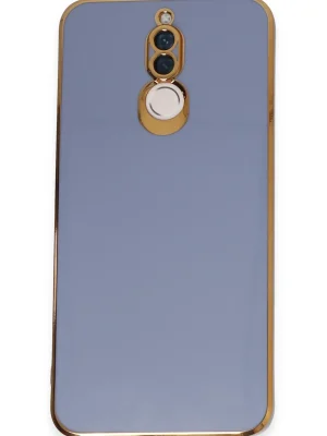 Newface Huawei Mate 10 Lite Kılıf Volet Silikon - Mavi