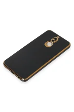 Newface Huawei Mate 10 Lite Kılıf Volet Silikon - Siyah - Görsel 4