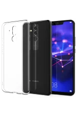 Newface Huawei Mate 20 Lite Kılıf Lüx Şeffaf Silikon
