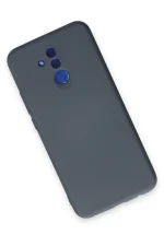 Newface Huawei Mate 20 Lite Kılıf Nano içi Kadife Silikon - Gri - Görsel 3