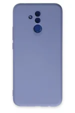 Newface Huawei Mate 20 Lite Kılıf Nano içi Kadife Silikon - Lila